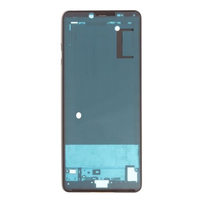 Lcd Frame Middle Chassis For Sony Xperia 10 Iii White By - Maxbhi Com
