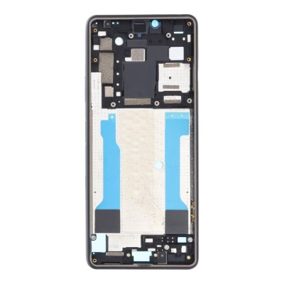 Lcd Frame Middle Chassis For Sony Xperia 10 Iii White By - Maxbhi Com