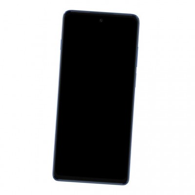 Camera Lens Glass with Frame for Motorola Moto G200 5G Blue