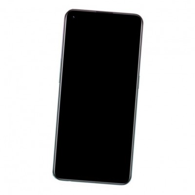 Camera Lens Glass with Frame for Oppo Reno5 F Black