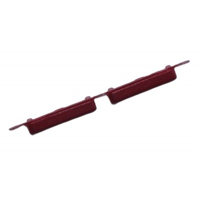Volume Side Button Outer For Oppo A3s Red By - Maxbhi Com