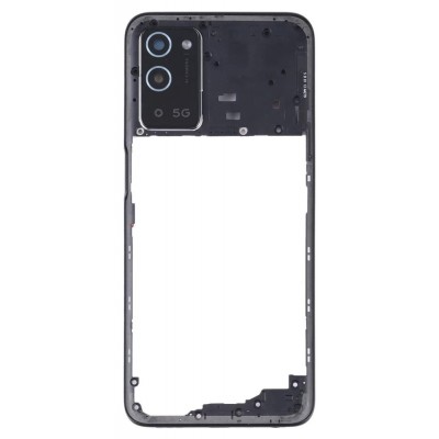 Middle Frame Ring Only For Oppo A56 5g Black By - Maxbhi Com