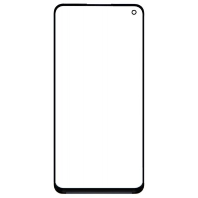 Replacement Front Glass For Oppo F21 Pro 5g Black By - Maxbhi Com