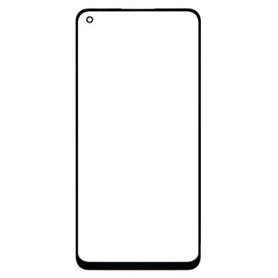 Replacement Front Glass For Oppo F21 Pro 5g Black By - Maxbhi Com