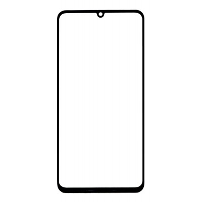 Replacement Front Glass For Realme Narzo N53 Black By - Maxbhi Com