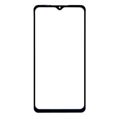 Replacement Front Glass For Samsung Galaxy M02 Black By - Maxbhi Com