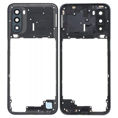 Middle Frame Ring Only For Motorola Moto G41 Black By - Maxbhi Com