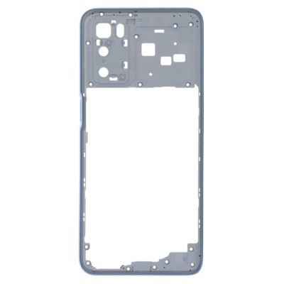 Middle Frame Ring Only For Oppo A16s Blue By - Maxbhi Com