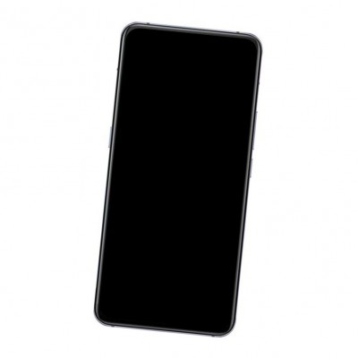 Camera Lens Glass with Frame for LG Q70 White