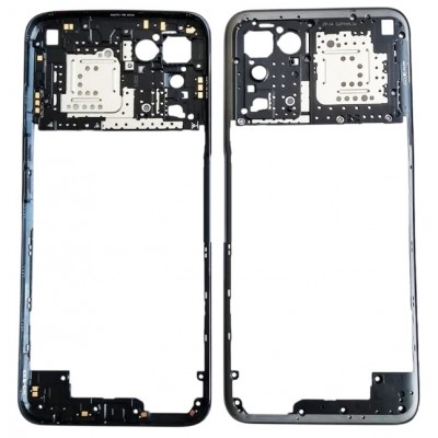 Middle Frame Ring Only For Oppo K9s Silver By - Maxbhi Com