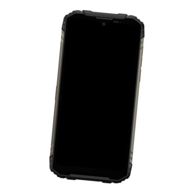 Camera Lens Glass with Frame for Doogee S96 Pro Black