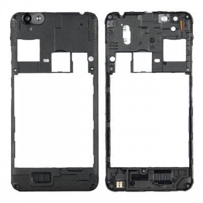 Middle Frame Ring Only For Lenovo Vibe C Black By - Maxbhi Com