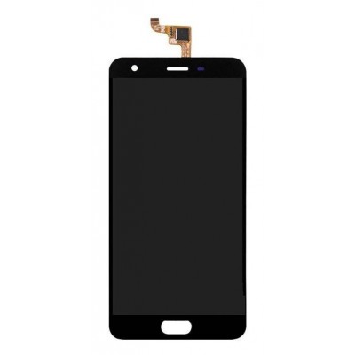 Lcd With Touch Screen For Oukitel K4000 Plus Black By - Maxbhi Com