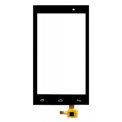 Touch Screen Digitizer For Micromax Canvas Fire 4 A107 Black By - Maxbhi Com