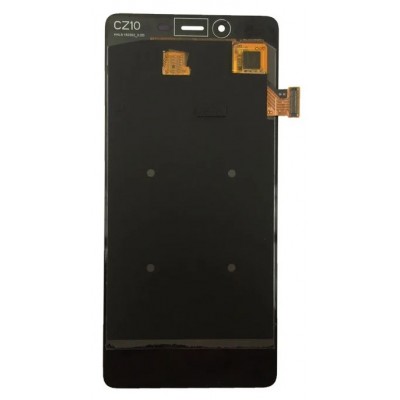 Lcd With Touch Screen For Wiko Highway Pure 4g Black Grey By - Maxbhi Com