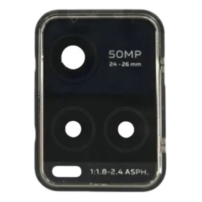 Camera Lens Glass With Frame For Vivo Y21t India Black By - Maxbhi Com