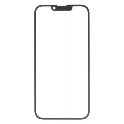 Replacement Front Glass For Apple Iphone 14 Black By - Maxbhi Com