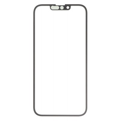 Replacement Front Glass For Apple Iphone 14 Black By - Maxbhi Com