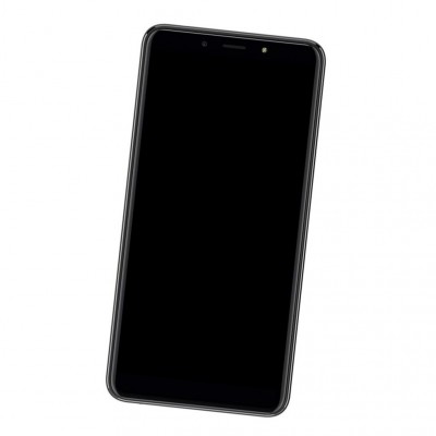 Camera Lens Glass with Frame for Lava Z51 Black