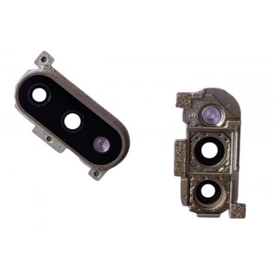 Camera Lens Glass With Frame For Blu Vivo Xi 2018 Silver By - Maxbhi Com