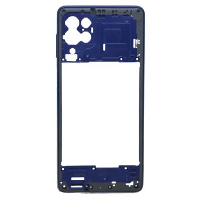 Middle Frame Ring Only For Samsung Galaxy F62 Blue By - Maxbhi Com