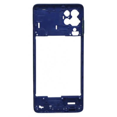 Middle Frame Ring Only For Samsung Galaxy F62 Blue By - Maxbhi Com
