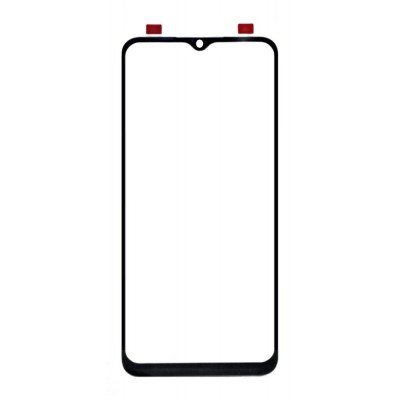 Replacement Front Glass For Realme C21y Black By - Maxbhi Com
