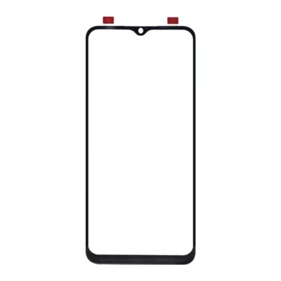 Replacement Front Glass For Realme C21y Black By - Maxbhi Com