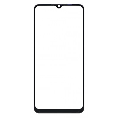 Replacement Front Glass For Realme C21y White By - Maxbhi Com