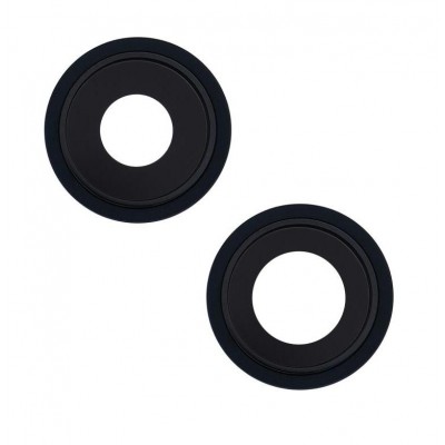 Camera Lens Glass with Frame for Apple iPhone 13 Black
