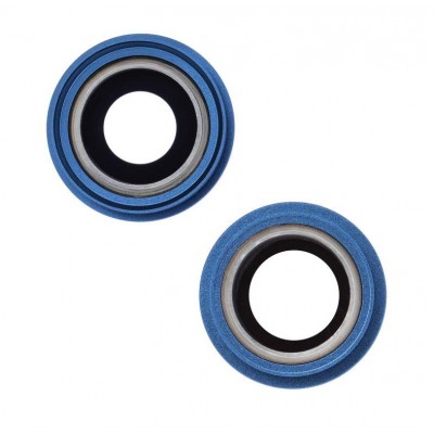Camera Lens Glass With Frame For Apple Iphone 13 Blue By - Maxbhi Com