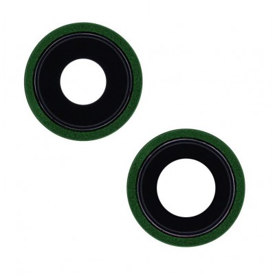 Camera Lens Glass With Frame For Apple Iphone 13 Green By - Maxbhi Com