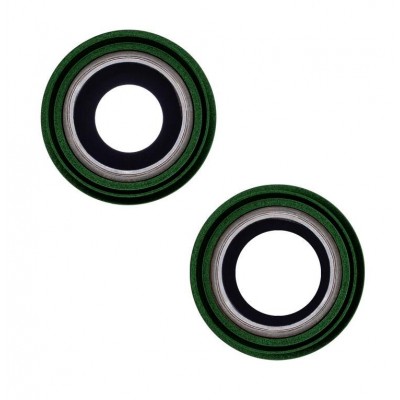 Camera Lens Glass With Frame For Apple Iphone 13 Green By - Maxbhi Com