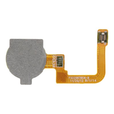 Fingerprint Sensor Flex Cable For Realme C25y Black By - Maxbhi Com