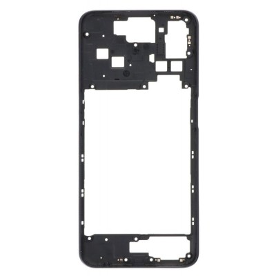 Middle Frame Ring Only For Oppo A52 Black By - Maxbhi Com