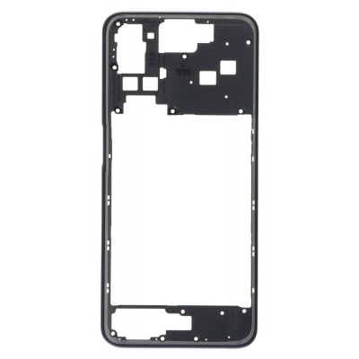 Middle Frame Ring Only For Oppo A52 Black By - Maxbhi Com