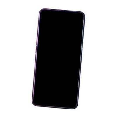 Camera Lens Glass with Frame for Oppo K3 Black