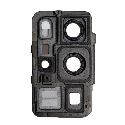 Camera Lens Glass With Frame For Huawei P40 Pro White By - Maxbhi Com