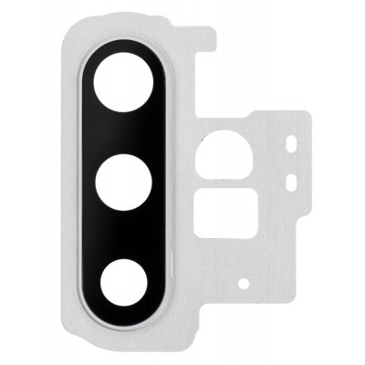 Camera Lens Glass With Frame For Samsung Galaxy Note 10 Plus 5g White By - Maxbhi Com