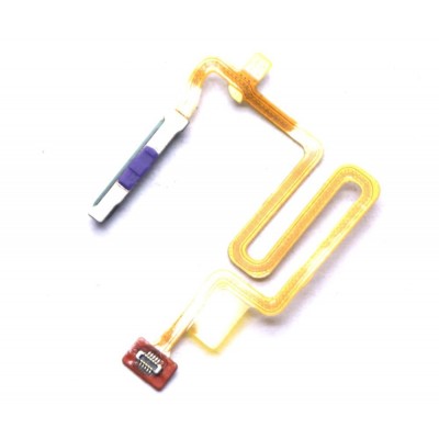 Fingerprint Sensor Flex Cable For Oppo A54 Black By - Maxbhi Com