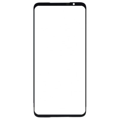 Replacement Front Glass For Asus Rog Phone 7 Black By - Maxbhi Com