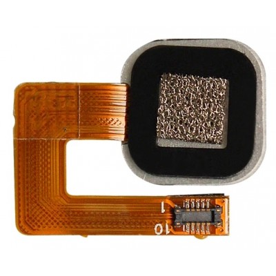 Fingerprint Sensor Flex Cable For Homtom S8 Black By - Maxbhi Com