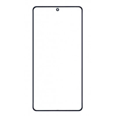 Replacement Front Glass For Vivo Iqoo Neo 7 Black By - Maxbhi Com