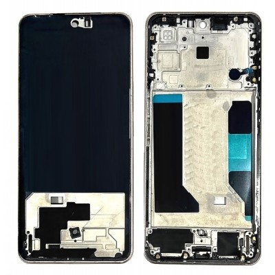 Lcd Frame Middle Chassis For Vivo Y200 5g Black By - Maxbhi Com