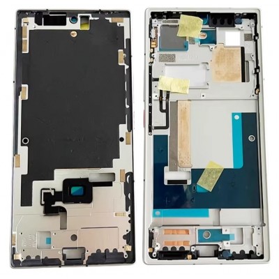 Lcd Frame Middle Chassis For Zte Nubia Z50 Ultra White By - Maxbhi Com