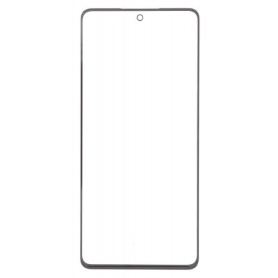 Replacement Front Glass For Samsung Galaxy M54 Black By - Maxbhi Com