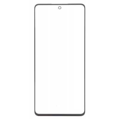 Replacement Front Glass For Samsung Galaxy M54 Black By - Maxbhi Com