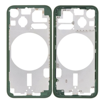 Lcd Frame Middle Chassis For Apple Iphone 13 Mini Green By - Maxbhi Com