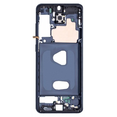 Lcd Frame Middle Chassis For Samsung Galaxy S20 5g Black By - Maxbhi Com