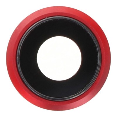 Camera Lens Glass With Frame For Apple Iphone Se 3rd Gen 2022 Red By - Maxbhi Com
